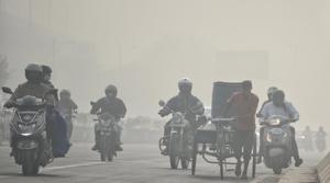 An AQI between 401 and 500 and from 301 to 400 is considered in the “severe” and “very poor” category, respectively.(ANI Photo) An AQI between 401 and 500 and from 301 to 400 is considered in the “severe” and “very poor” category, respectively.(ANI Photo)