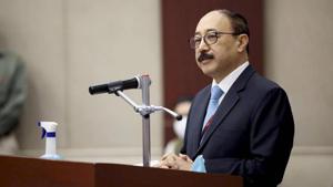 Foreign secretary Harsh Vardhan Shringla.(PTI File) Foreign secretary Harsh Vardhan Shringla.(PTI File)