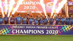 Mumbai Indians won their fifth IPL title.(MI/Twitter) Mumbai Indians won their fifth IPL title.(MI/Twitter)