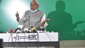 In the just concluded Bihar assembly elections, Nitish Kumar’s JD(U) had won 43 seats while the BJP won 74. Other partners in the NDA, Jitan Ram Manjhi’s HAM-S and Mukhesh Sahani’s VIP won four seats each. (HT Photo) In the just concluded Bihar assembly elections, Nitish Kumar’s JD(U) had won 43 seats while the BJP won 74. Other partners in the NDA, Jitan Ram Manjhi’s HAM-S and Mukhesh Sahani’s VIP won four seats each. (HT Photo)