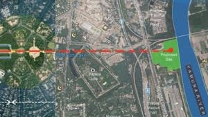 The proposed plan map. (HT Photo) The proposed plan map. (HT Photo)