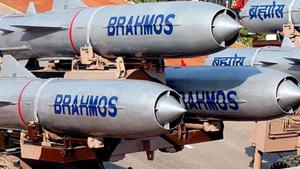 The IAF is also integrating the Brahmos supersonic cruise missile on over 40 Sukhoi fighter jets which is aimed at bolstering overall combat capability of the force.(HT file photo) The IAF is also integrating the Brahmos supersonic cruise missile on over 40 Sukhoi fighter jets which is aimed at bolstering overall combat capability of the force.(HT file photo)