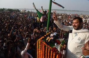 State-level parties have developed a template to challenge the BJP in their respective strongholds — highlight local issues; challenge NDA’s state-level leadership; avoid walking into the trap on national issues; and stay clear of direct attacks on Modi. But this is not enough(Santosh Kumar/ Hindustan Times) State-level parties have developed a template to challenge the BJP in their respective strongholds — highlight local issues; challenge NDA’s state-level leadership; avoid walking into the trap on national issues; and stay clear of direct attacks on Modi. But this is not enough(Santosh Kumar/ Hindustan Times)