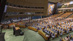 Covid-19 threatens to set back decades of progress by developing countries and push millions into poverty, said T S Tirumurti.(AP) Covid-19 threatens to set back decades of progress by developing countries and push millions into poverty, said T S Tirumurti.(AP)