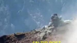 Indian Army said in a statement that it had destroyed several ammunition and fuel dumps and terror launch pads across the LoC in retaliatory action.(ANI Photo) Indian Army said in a statement that it had destroyed several ammunition and fuel dumps and terror launch pads across the LoC in retaliatory action.(ANI Photo)