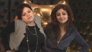 Shilpa Shetty and Jade Goody on Big Brother. Shilpa Shetty and Jade Goody on Big Brother.