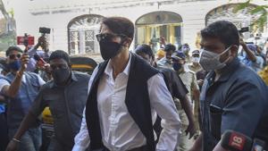 Bollywood actor Arjun Rampal reaches Narcotics Control Bureau (NCB) office after being summoned by the agency for questioning in connection with a drug case, in Mumbai.(PTI) Bollywood actor Arjun Rampal reaches Narcotics Control Bureau (NCB) office after being summoned by the agency for questioning in connection with a drug case, in Mumbai.(PTI)