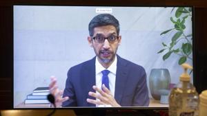 A Google internal document outlined a 60-day strategy to counter the European Union’s push for new internet rules by getting US allies to push back.(AP) A Google internal document outlined a 60-day strategy to counter the European Union’s push for new internet rules by getting US allies to push back.(AP)