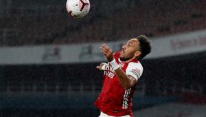 Arsenal's Pierre-Emerick Aubameyang in action.(Pool via REUTERS) Arsenal's Pierre-Emerick Aubameyang in action.(Pool via REUTERS)