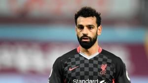 FILE PHOTO: Soccer Football - Premier League - Aston Villa v Liverpool - Villa Park, Birmingham, Britain - October 4, 2020. Liverpool's Mohamed Salah. Pool via REUTERS/Peter Powell/File Photo(Pool via REUTERS) FILE PHOTO: Soccer Football - Premier League - Aston Villa v Liverpool - Villa Park, Birmingham, Britain - October 4, 2020. Liverpool's Mohamed Salah. Pool via REUTERS/Peter Powell/File Photo(Pool via REUTERS)