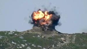 Pakistan violated ceasefire along Line of Control in the Keran sector of Jammu and Kashmir on Friday. India destroyed multiple Pakistani bunkers and terror lauch pads in retaliation.(ANI Photo) Pakistan violated ceasefire along Line of Control in the Keran sector of Jammu and Kashmir on Friday. India destroyed multiple Pakistani bunkers and terror lauch pads in retaliation.(ANI Photo)