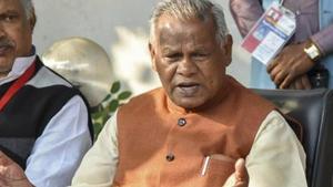 Hindustani Awam Morcha Secular (HAMS) National President Jitan Ram Manjhi addressing the media in Patna on Feb 18, 2019.(PTI File Photo) Hindustani Awam Morcha Secular (HAMS) National President Jitan Ram Manjhi addressing the media in Patna on Feb 18, 2019.(PTI File Photo)
