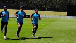 Indian cricketers training in Sydney, Australia(BCCI/Twitter) Indian cricketers training in Sydney, Australia(BCCI/Twitter)