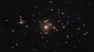 The image shows galaxy LRG-3-817.(Instagram/@nasahubble) The image shows galaxy LRG-3-817.(Instagram/@nasahubble)