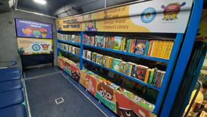 The Kolkata Young Reader’s Tramcar has been jointly developed by the West Bengal Transport Corporation and Apeejay Anand Children’s Library and will have around 1,000 books.(PHORO CREDIT: WBTC) The Kolkata Young Reader’s Tramcar has been jointly developed by the West Bengal Transport Corporation and Apeejay Anand Children’s Library and will have around 1,000 books.(PHORO CREDIT: WBTC)