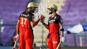 Devdutt Padikkal and Virat Kohli batting during IPL 2020.(PTI Image) Devdutt Padikkal and Virat Kohli batting during IPL 2020.(PTI Image)