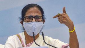 West Bengal chief minister Mamata Banerjee and poll strategist Prashant Kishor are pulling out all stops to control rebel party heavyweight and transport minister Suvendu Adhikari in the districts of the state.(PTI PHOTO.) West Bengal chief minister Mamata Banerjee and poll strategist Prashant Kishor are pulling out all stops to control rebel party heavyweight and transport minister Suvendu Adhikari in the districts of the state.(PTI PHOTO.)