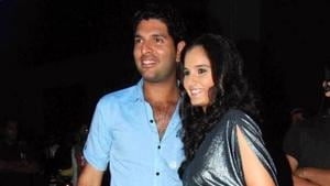 Yuvraj Singh and Sania Mirza(Yuvraj Singh/Twitter) Yuvraj Singh and Sania Mirza(Yuvraj Singh/Twitter)