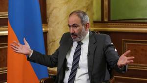 Armenian Prime minister Nikol Pashinyan is pictured during an interview in Yerevan, Armenia.(Reuters) Armenian Prime minister Nikol Pashinyan is pictured during an interview in Yerevan, Armenia.(Reuters)