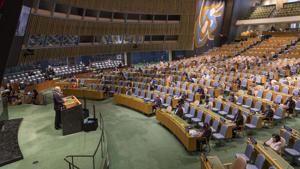 Security Council has been unable to act with credibility essentially due to its unrepresentative nature, said TS Tirumurti.(AP file photo) Security Council has been unable to act with credibility essentially due to its unrepresentative nature, said TS Tirumurti.(AP file photo)