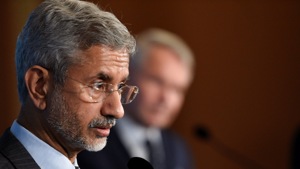 External Affairs Minister S Jaishankar’s comments came during a virtual discussion with his Canadian counterpart François-Philippe Champagne on Tuesday.(REUTERS) External Affairs Minister S Jaishankar’s comments came during a virtual discussion with his Canadian counterpart François-Philippe Champagne on Tuesday.(REUTERS)