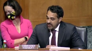 Ramamurti helped Warren campaign develop wealth tax and student loan debt cancellation plans(Twitter / @bharatramamurti) Ramamurti helped Warren campaign develop wealth tax and student loan debt cancellation plans(Twitter / @bharatramamurti)