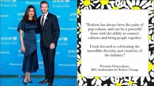 Priyanka Chopra turns British Fashion Council’s Ambassador for Positive Change(Twitter-padchaploy/Instagram-priyankachopra) Priyanka Chopra turns British Fashion Council’s Ambassador for Positive Change(Twitter-padchaploy/Instagram-priyankachopra)