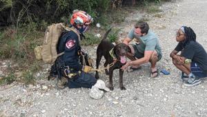 An image from the rescue posted on Facebook.(Facebook/Austin-Travis County Emergency Medical Services) An image from the rescue posted on Facebook.(Facebook/Austin-Travis County Emergency Medical Services)