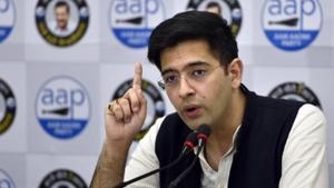 AAP MLA Raghav Chadha.(Sanjeev Verma/HT PHOTO) AAP MLA Raghav Chadha.(Sanjeev Verma/HT PHOTO)