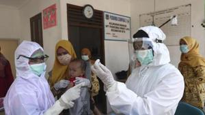 The scientists called for urgent international action to prevent potentially devastating measles epidemics.(AP) The scientists called for urgent international action to prevent potentially devastating measles epidemics.(AP)