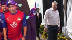 Photos of Wasim Akram (L) and Dean Jones (R)(Twitter) Photos of Wasim Akram (L) and Dean Jones (R)(Twitter)