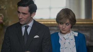 Josh O’Connor as Prince Charles and Emma Corrin as Diana, in a still from The Crown. Josh O’Connor as Prince Charles and Emma Corrin as Diana, in a still from The Crown.