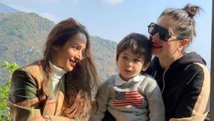 Kareena Kapoor, with her son Taimur Ali Khan and Malaika Arora, joined Saif Ali Khan and Arjun Kapoor in Dharamshala. Kareena Kapoor, with her son Taimur Ali Khan and Malaika Arora, joined Saif Ali Khan and Arjun Kapoor in Dharamshala.