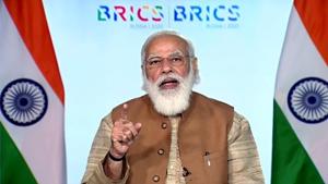 Modi’s remarks on terrorism were endorsed by Putin, who said some countries were like the “black sheep of the family” and the world cannot afford any complacency in dealing with problems such as terrorism and the pandemic.(ANI Photo) Modi’s remarks on terrorism were endorsed by Putin, who said some countries were like the “black sheep of the family” and the world cannot afford any complacency in dealing with problems such as terrorism and the pandemic.(ANI Photo)