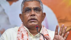 The upcoming election in West Bengal will be a direct fight between the BJP and the TMC, Dilip Ghosh said, dubbing both the Left parties and the Congress as spent forces(PTI) The upcoming election in West Bengal will be a direct fight between the BJP and the TMC, Dilip Ghosh said, dubbing both the Left parties and the Congress as spent forces(PTI)