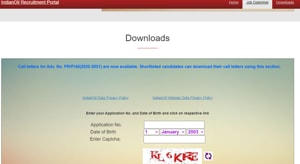 IOCL JE admit card 2020.(Screengrab) IOCL JE admit card 2020.(Screengrab)