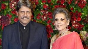 Kapil and Romi Dev have been married for 40 years. Kapil and Romi Dev have been married for 40 years.
