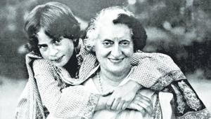 A young Priyanka Gandhi Vadra with her grandmother and the first and only female Prime Minister of India, Indira Gandhi(Twitter) A young Priyanka Gandhi Vadra with her grandmother and the first and only female Prime Minister of India, Indira Gandhi(Twitter)