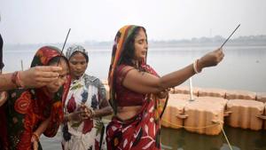 Chatth Puja will be held on Friday.(Representative photo/PTI) Chatth Puja will be held on Friday.(Representative photo/PTI)