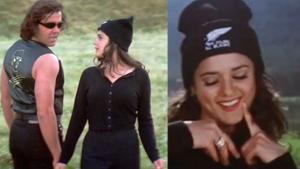 Bobby Deol and Preity Zinta in a still from Soldier. Bobby Deol and Preity Zinta in a still from Soldier.