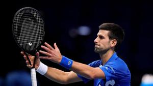 Tennis - ATP Finals - The O2, London, Britain - November 20, 2020 Serbia's Novak Djokovic celebrates winning his group stage match against Germany's Alexander Zverev REUTERS/Toby Melville(REUTERS) Tennis - ATP Finals - The O2, London, Britain - November 20, 2020 Serbia's Novak Djokovic celebrates winning his group stage match against Germany's Alexander Zverev REUTERS/Toby Melville(REUTERS)