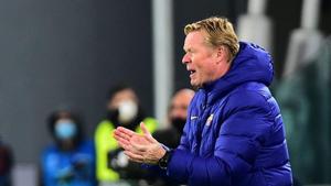Barcelona coach Ronald Koeman(REUTERS) Barcelona coach Ronald Koeman(REUTERS)