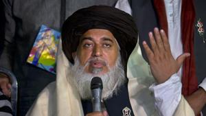 In this November 26, 2017 file photo, Khadim Hussain Rizvi speaks during a press conference in Islamabad, Pakistan.(AP/ FILE) In this November 26, 2017 file photo, Khadim Hussain Rizvi speaks during a press conference in Islamabad, Pakistan.(AP/ FILE)