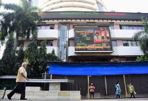 After opening on a negative note, the 30-share BSE Sensex was up by 17.84 points or 0.04 per cent at 47,764.06 in morning session.(PTI) After opening on a negative note, the 30-share BSE Sensex was up by 17.84 points or 0.04 per cent at 47,764.06 in morning session.(PTI)