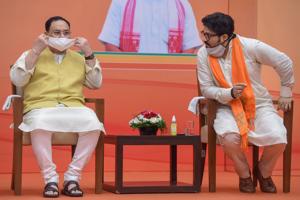 BJP President JP Nadda along with Minister of State Babul Supriyo during BJP West Bengal State Executive Meeting via video conferencing, in New Delhi.(PTI) BJP President JP Nadda along with Minister of State Babul Supriyo during BJP West Bengal State Executive Meeting via video conferencing, in New Delhi.(PTI)