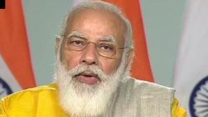Calling the Covid-19 pandemic an important turning point in history and the biggest challenge faced by the world since World War 2, PM Modi called for decisive action by the G20 that should not be limited only to economic recovery.(ANI PHOTO.) Calling the Covid-19 pandemic an important turning point in history and the biggest challenge faced by the world since World War 2, PM Modi called for decisive action by the G20 that should not be limited only to economic recovery.(ANI PHOTO.)