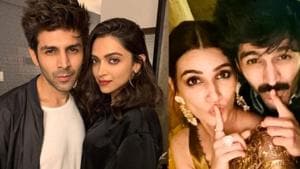 Deepika Padukone and Kriti Sanon shared candid birthday wishes for Kartik Aaryan. Deepika Padukone and Kriti Sanon shared candid birthday wishes for Kartik Aaryan.