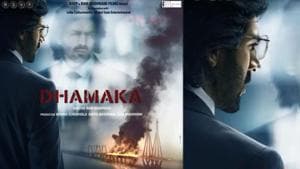 Kartik Aaryan has released the motion poster of Dhamaka. Kartik Aaryan has released the motion poster of Dhamaka.