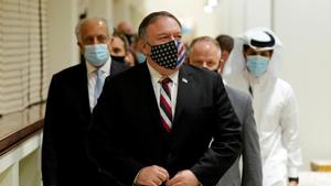 Pompeo is scheduled to travel to Saudi Arabia late Sunday to meet Crown Prince Mohammed bin Salman.(REUTERS) Pompeo is scheduled to travel to Saudi Arabia late Sunday to meet Crown Prince Mohammed bin Salman.(REUTERS)