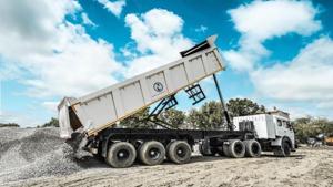 IPLT Rhino 5523 unloading Aggregate 20MM at project site.(IPLTech Electric Pvt Ltd) IPLT Rhino 5523 unloading Aggregate 20MM at project site.(IPLTech Electric Pvt Ltd)